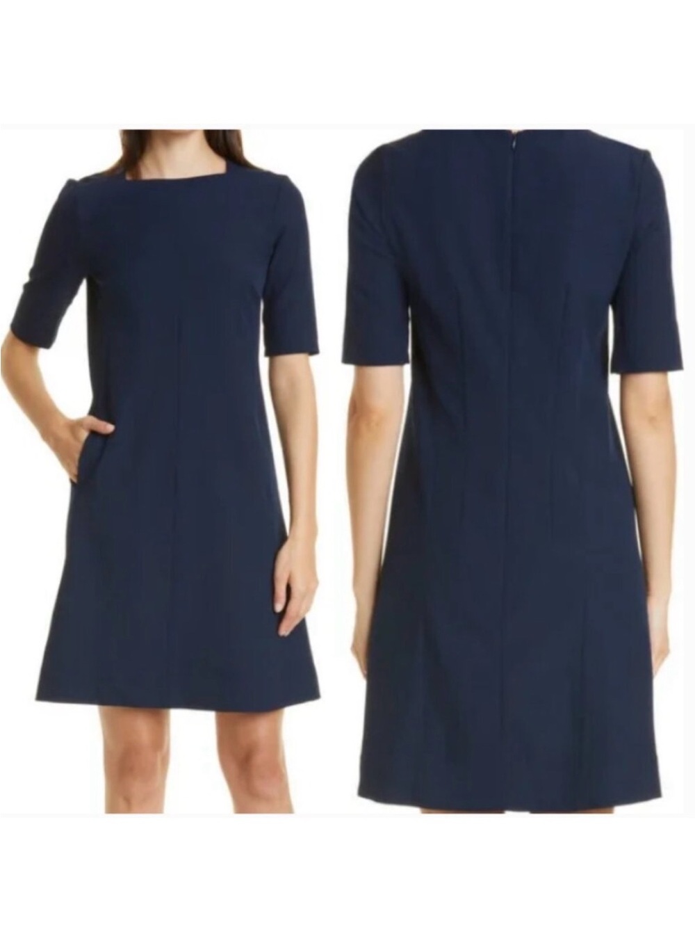 MM LaFleur Emily Dress in Galaxy Blue 2